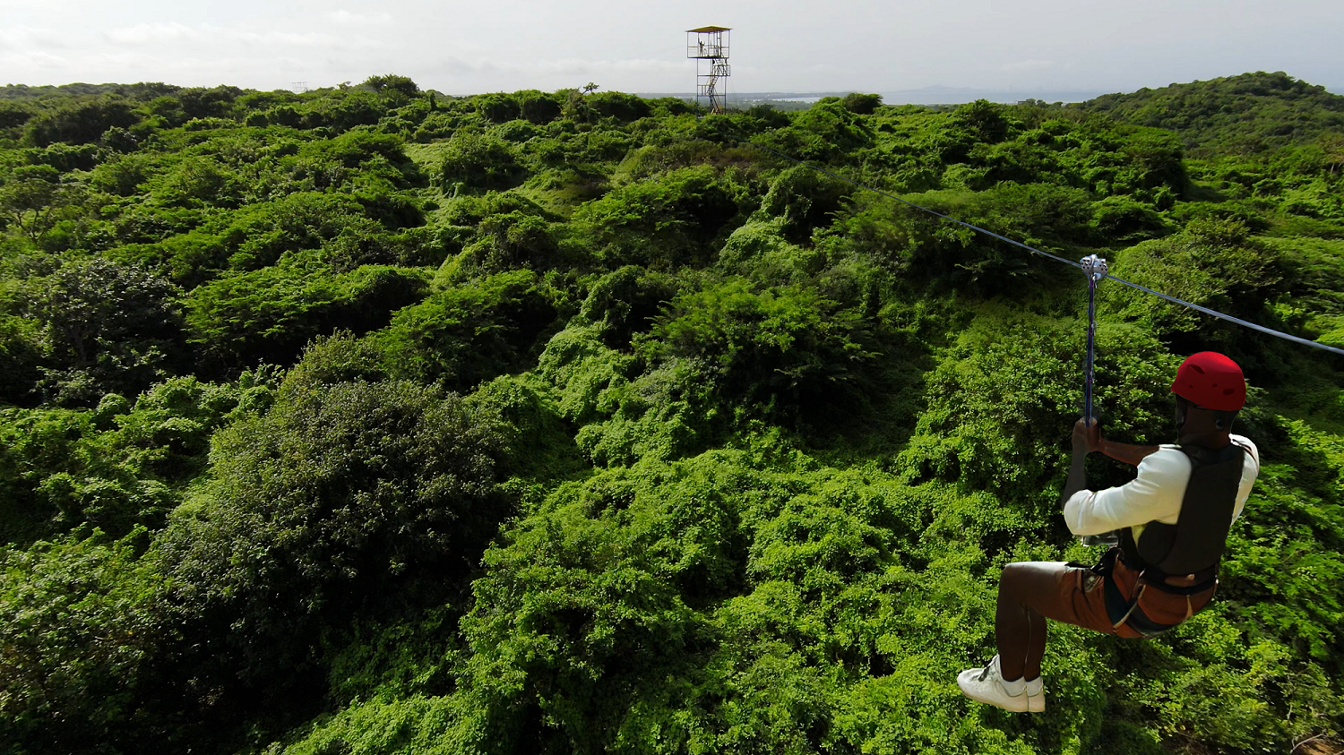 Calle colorida con balcones floridos en el centro histórico de Cartagena